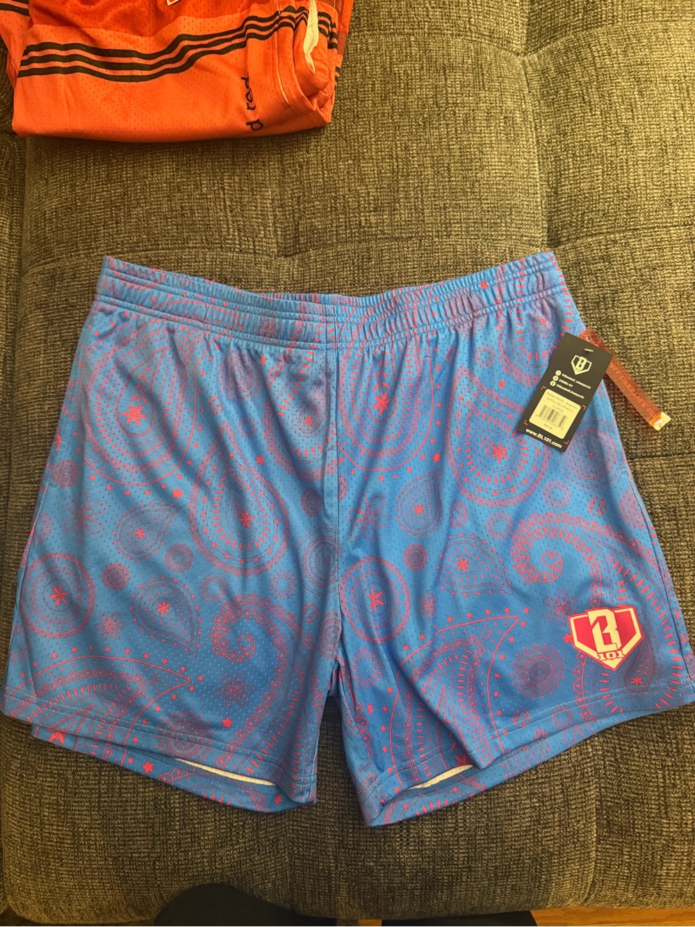 Baseball lifestyle 101 paisley shorts